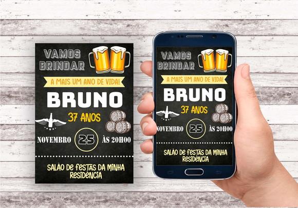 Convite Virtual - Ceveja