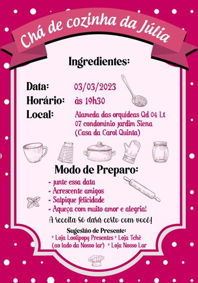 Convite Virtual - Cha de Cozinha 03