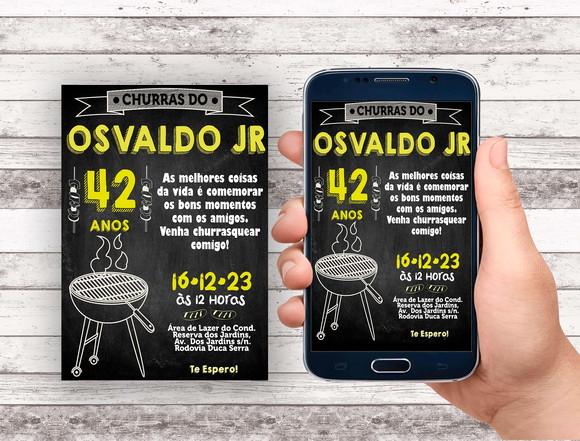 Convite Virtual - Churrasco