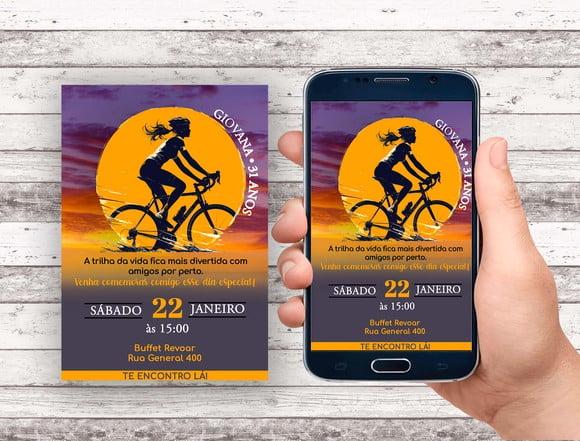 Convite Virtual - Ciclismo (feminino)