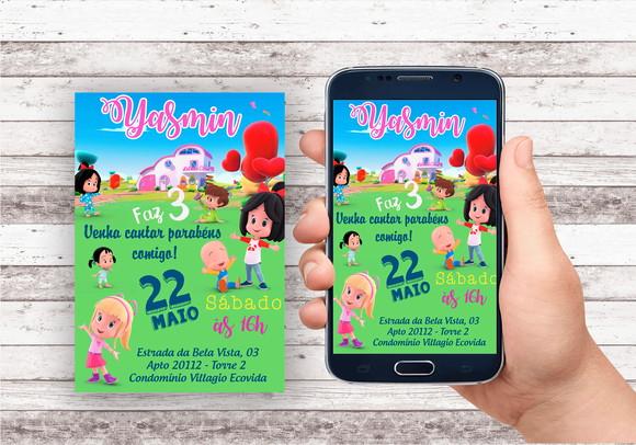Convite Virtual - Cleo e Cuquin