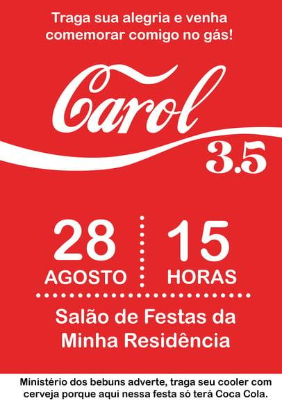 Convite Virtual - Coca Cola