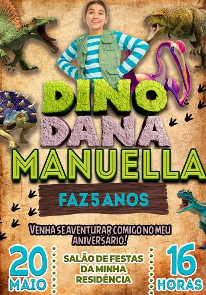Convite Virtual - Dino Dana