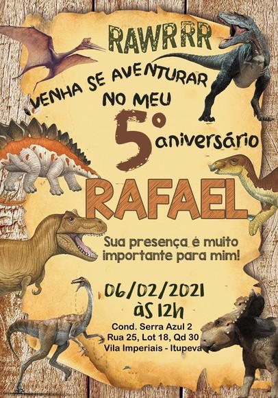 Convite Virtual - Dinossauro 06