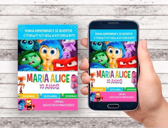 Convite Virtual - Divertidamente