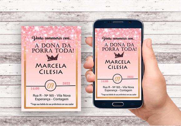 Convite Virtual - Dona da Porra Toda