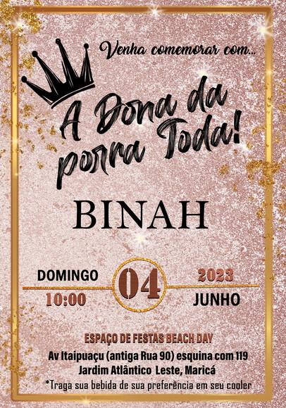 Convite Virtual - Dona da Porra Toda 02