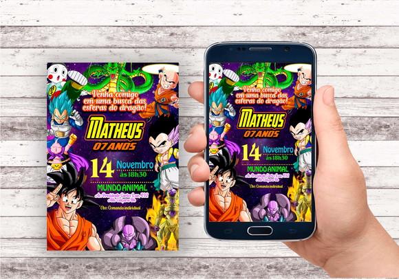 Convite Virtual - Dragon Ball 03
