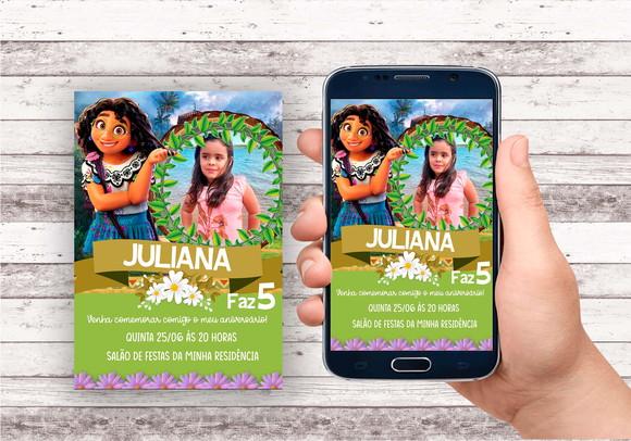 Convite Virtual - Encanto com Foto (maribel Madrigal)