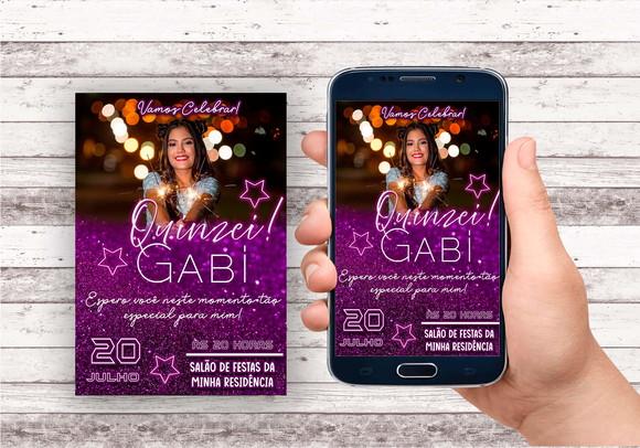 Convite Virtual - Euphoria com Foto