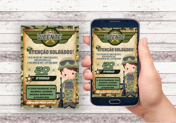 Convite Virtual - Exercito 03