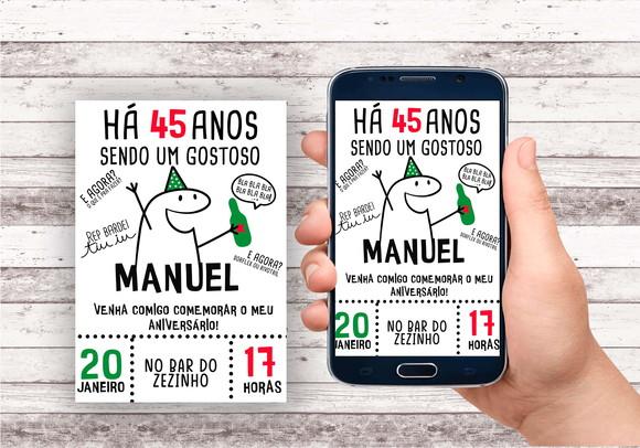 Convite Virtual - Flork Masculino