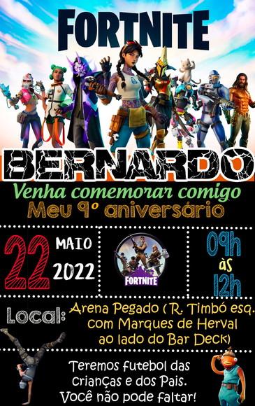 Convite Virtual - Fortnite 03