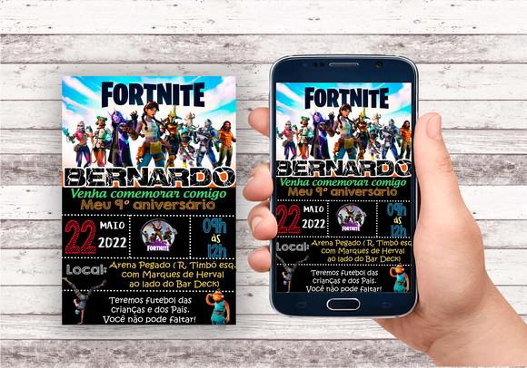 Convite Virtual - Fortnite 03