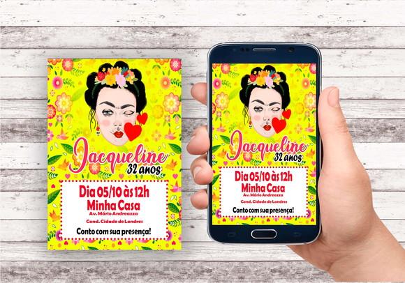 Convite Virtual - Frida Kahlo