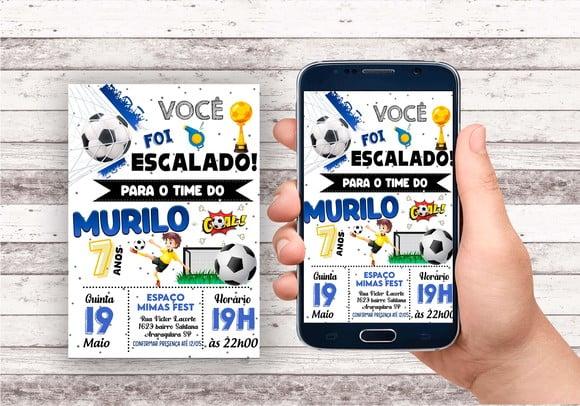 Convite Virtual - Futebol 01
