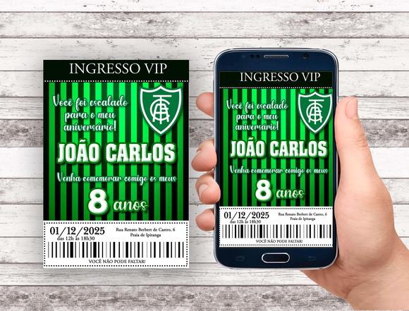 Convite Virtual - Futebol America Mg