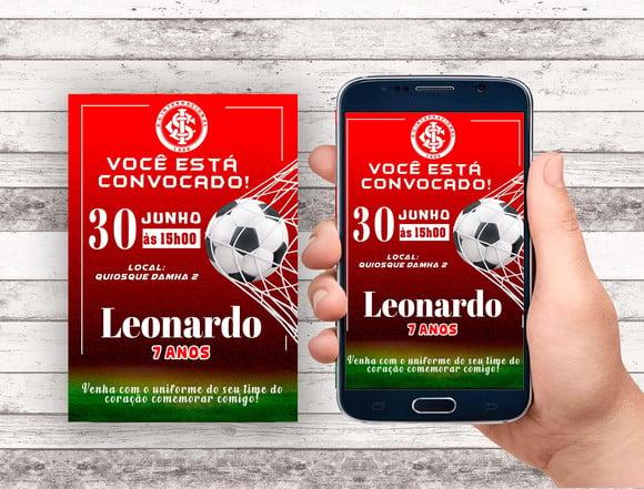 Convite Virtual - Futebol Internacional