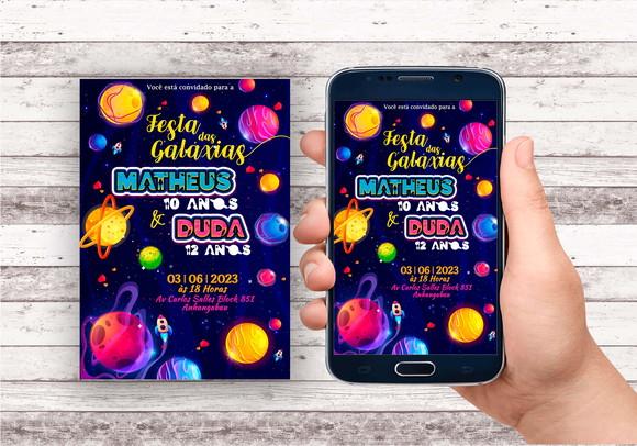 Convite Virtual - Galáxia