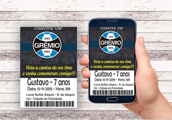 Convite Virtual - Gremio