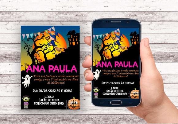 Convite Virtual - Halloween 02