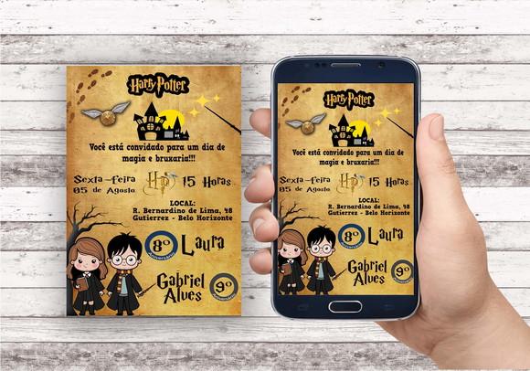 Convite Virtual - Harry Potter 03