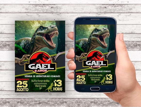 Convite Virtual - Jurassic Park 02