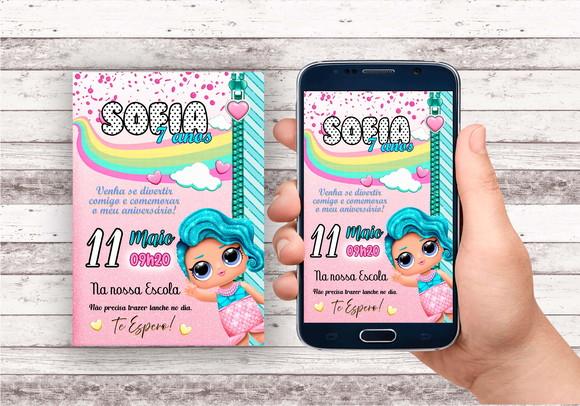 Convite Virtual - Lol Sereia