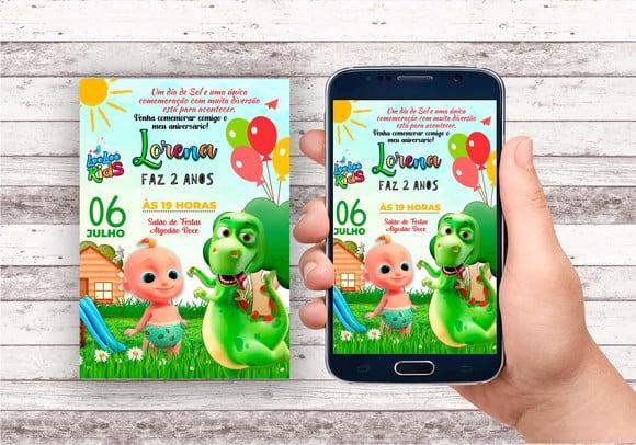 Convite Virtual - Looloo Kids Zigalu