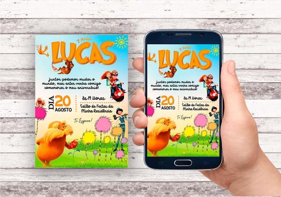 Convite Virtual - Lorax