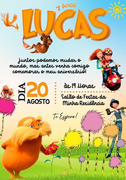 Convite Virtual - Lorax