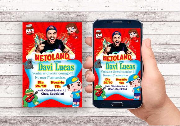 Convite Virtual - Luccas Neto 05