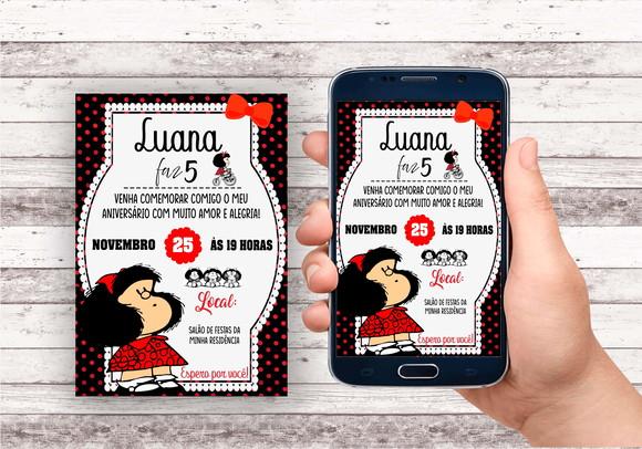 Convite Virtual - Mafalda