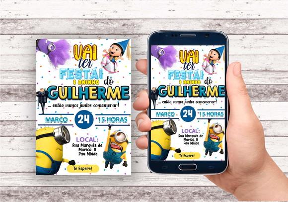 Convite Virtual - Minions 05