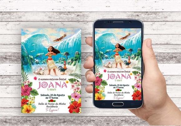 Convite Virtual - Moana 02