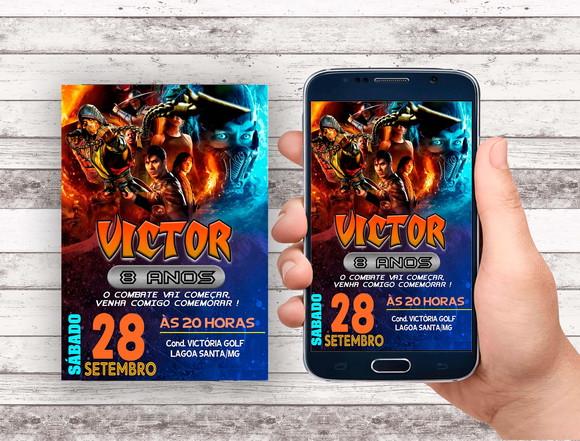 Convite Virtual - Mortal Kombat 02