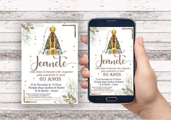 Convite Virtual - Nossa Senhora Aparecida