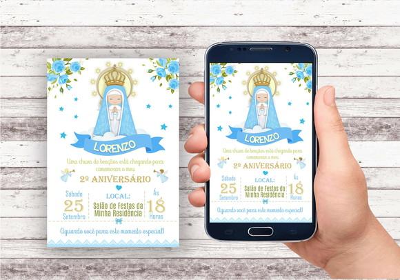 Convite Virtual - Nossa Senhora