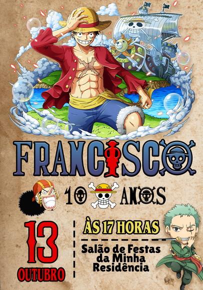 Convite Virtual - One Piece 02