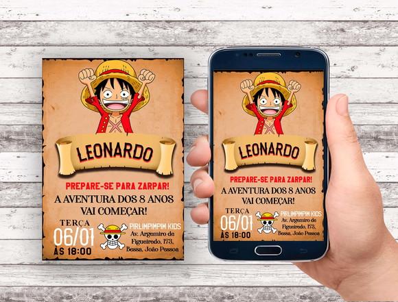 Convite Virtual - One Piece 05