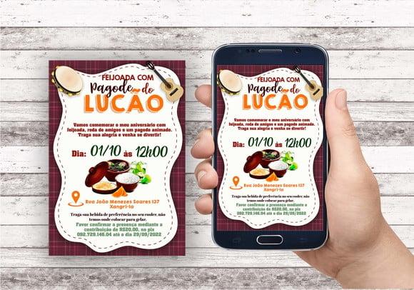 Convite Virtual - Pagode e Feijoada