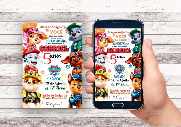 Convite Virtual - Patrulha Canina 05