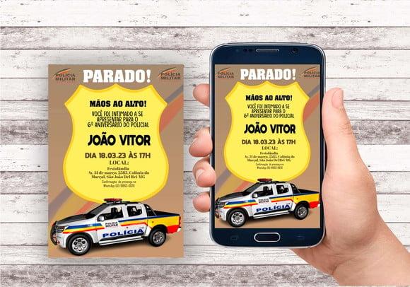 Convite Virtual - Policia Militar Mg