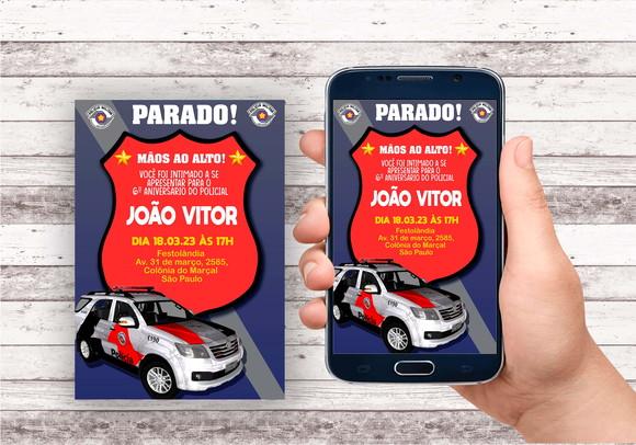 Convite Virtual - Policia Militar Sp