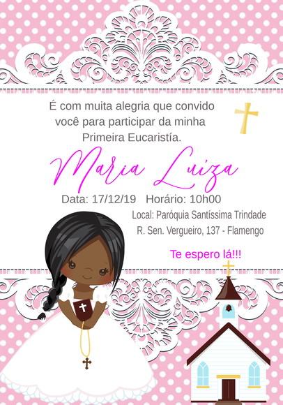 Convite Virtual - Primeira Comunhão