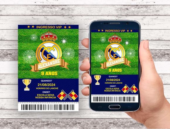 Convite Virtual - Real Madrid