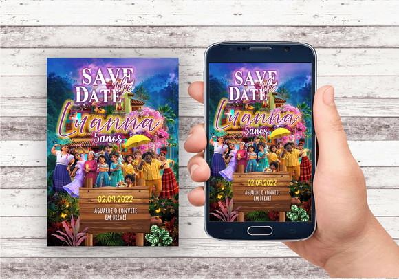 Convite Virtual - Save The Date - Encanto