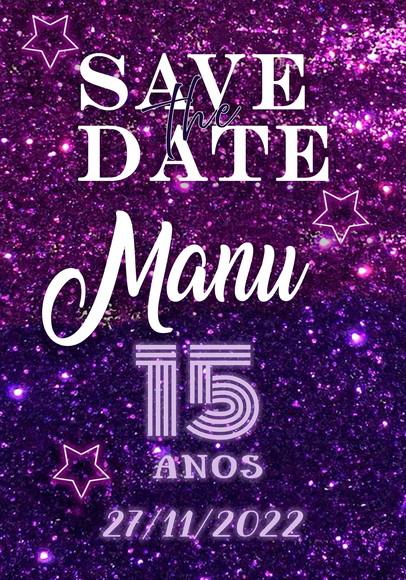 Convite Virtual - Save The Date Euphoria