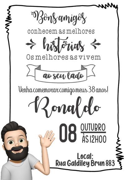 Convite Virtual - sem Tema (white)