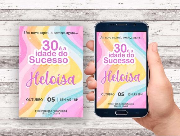 Convite Virtual - sem Tema / Idade do Sucesso